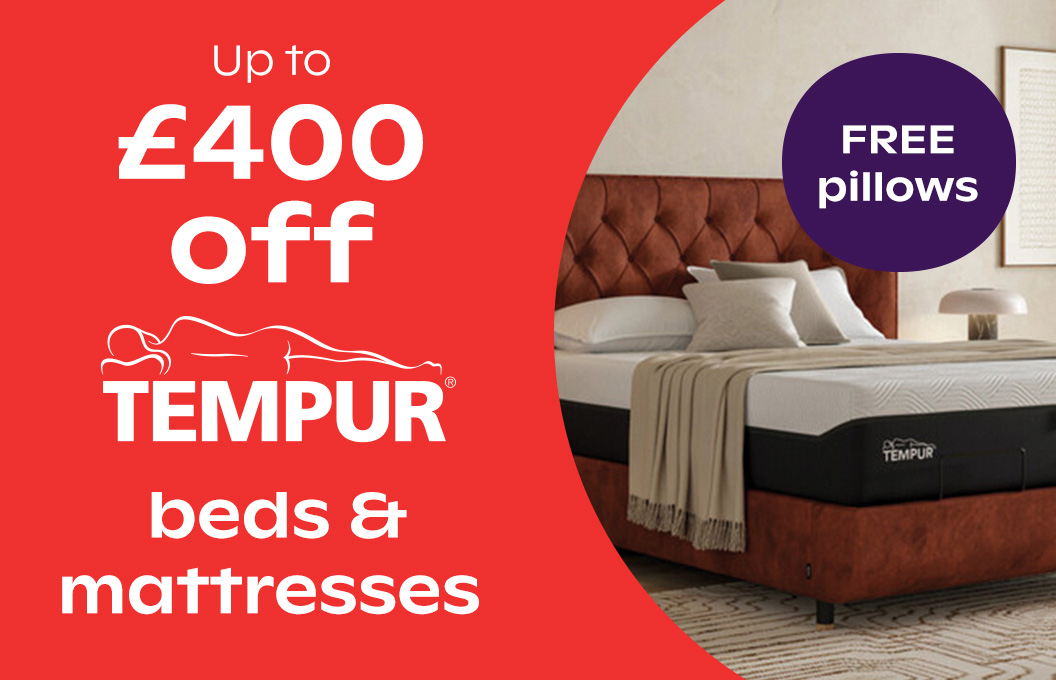 Tempur Banner up too £400 off