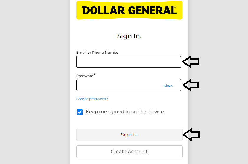 dollar general coupon login
